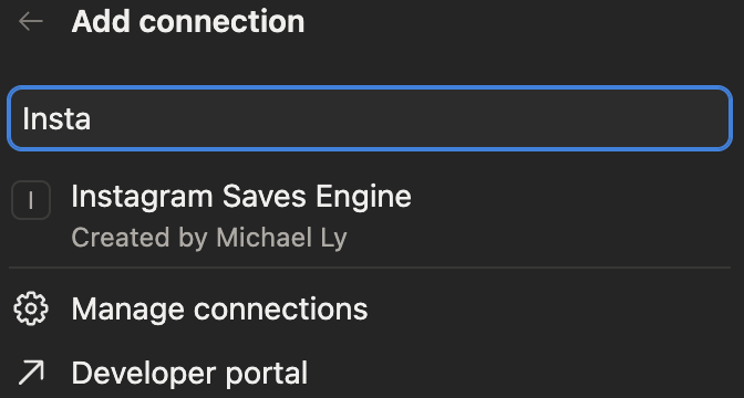 Confirming the integration connection
